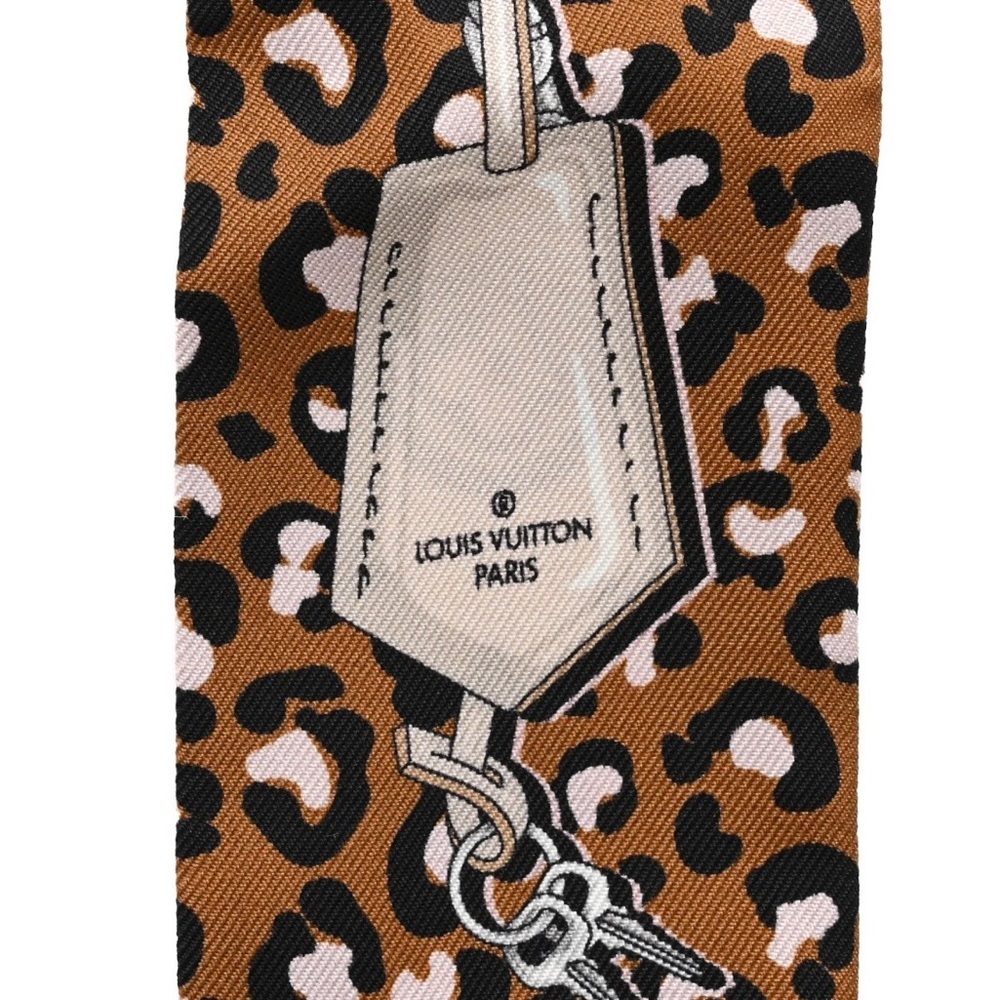 Louis Vuitton Creme Silk Wild at Heart BB Bandeau Scarf - Picture 7 of 8
